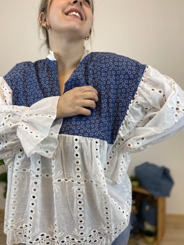 Blouse style romantique