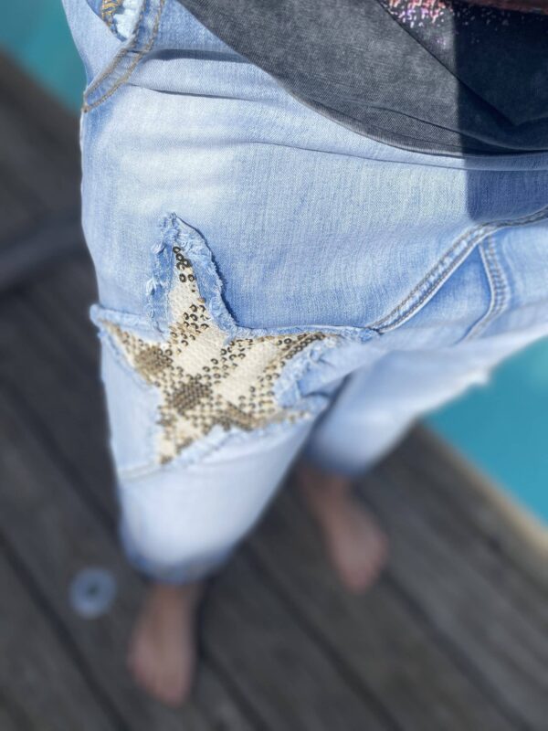 Jean strech baggy effet sarouel – Image 4
