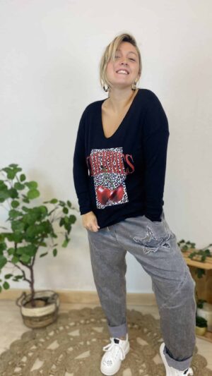Pull doux et chaud « Cherries »
