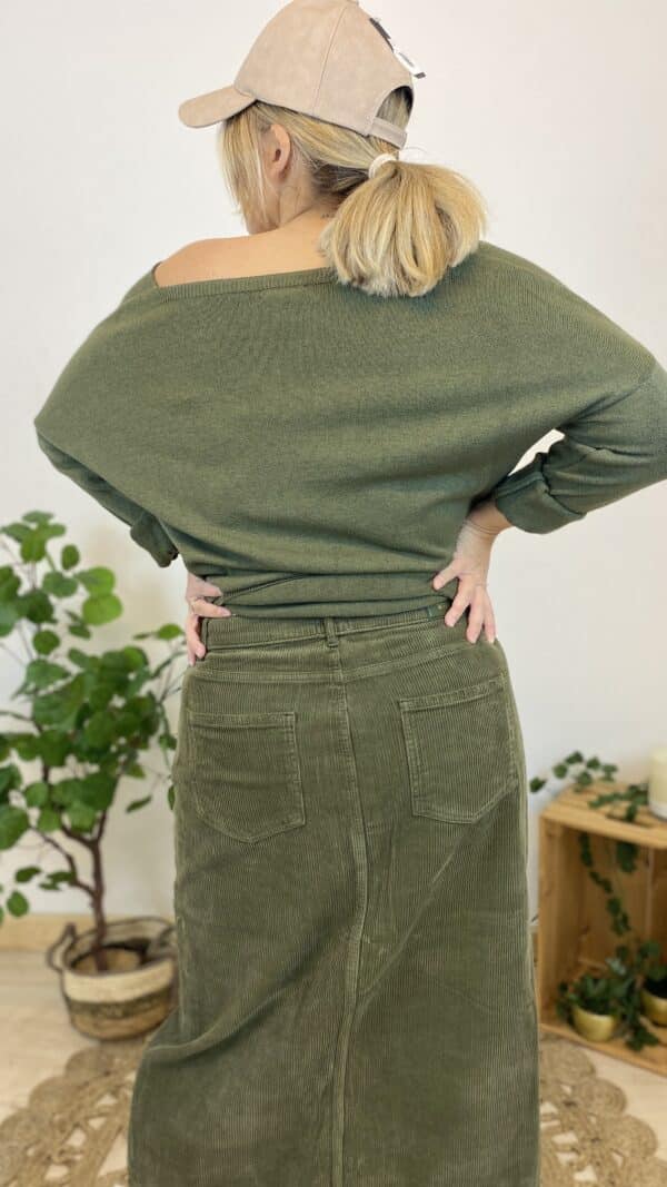 Jupe velours " Toscane" c'est beau la vie – Image 2
