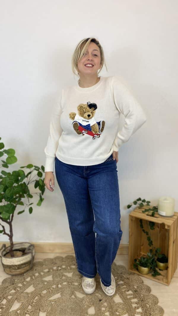 Pull nounours skateboard (différents coloris) – Image 2