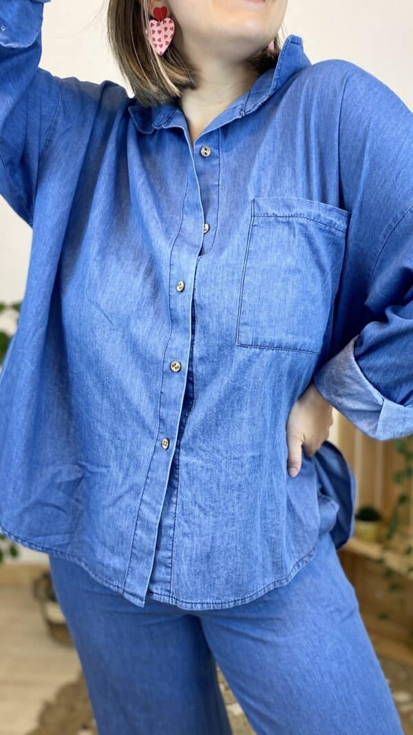 Chemise fluide jean – Image 3