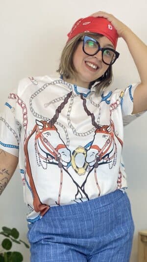 Tee-shirt imprimé vintage