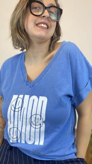 Tee-shirt AMOR smile (différents coloris)