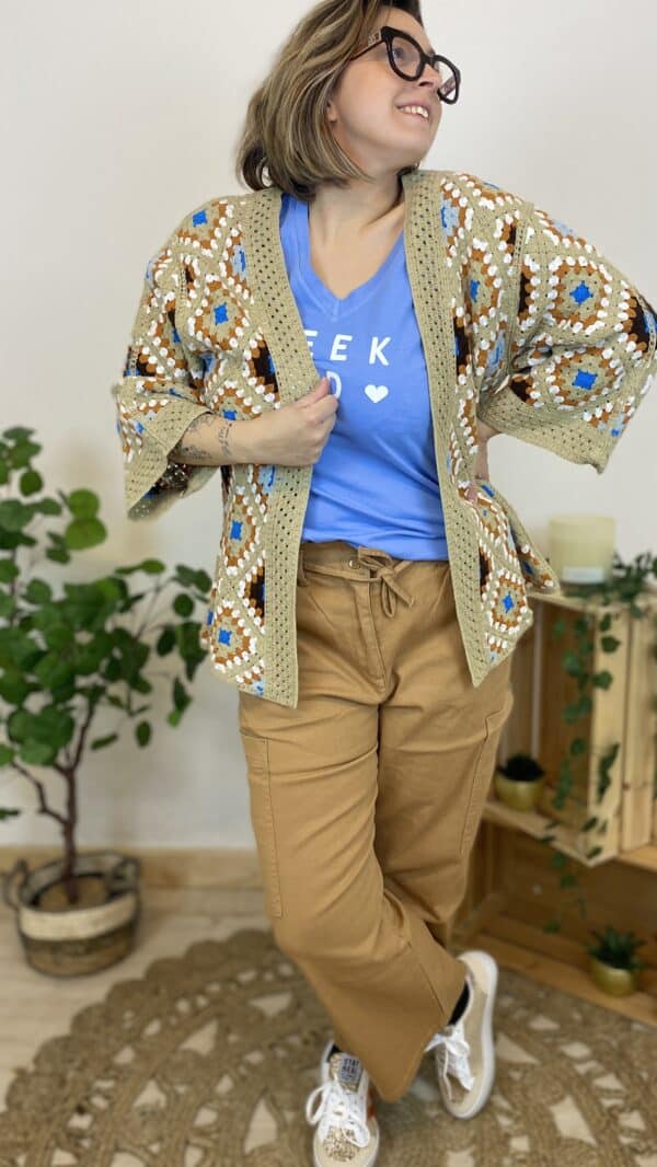 Gilet bohème en crochet – Image 2