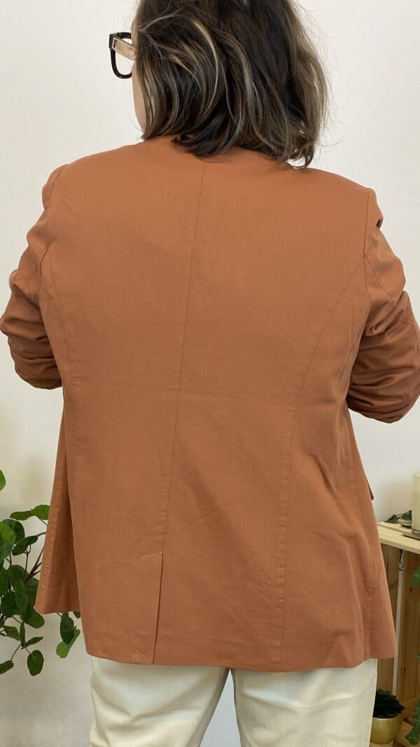 Veste blazer coton/lin( c'est beau la vie) – Image 3