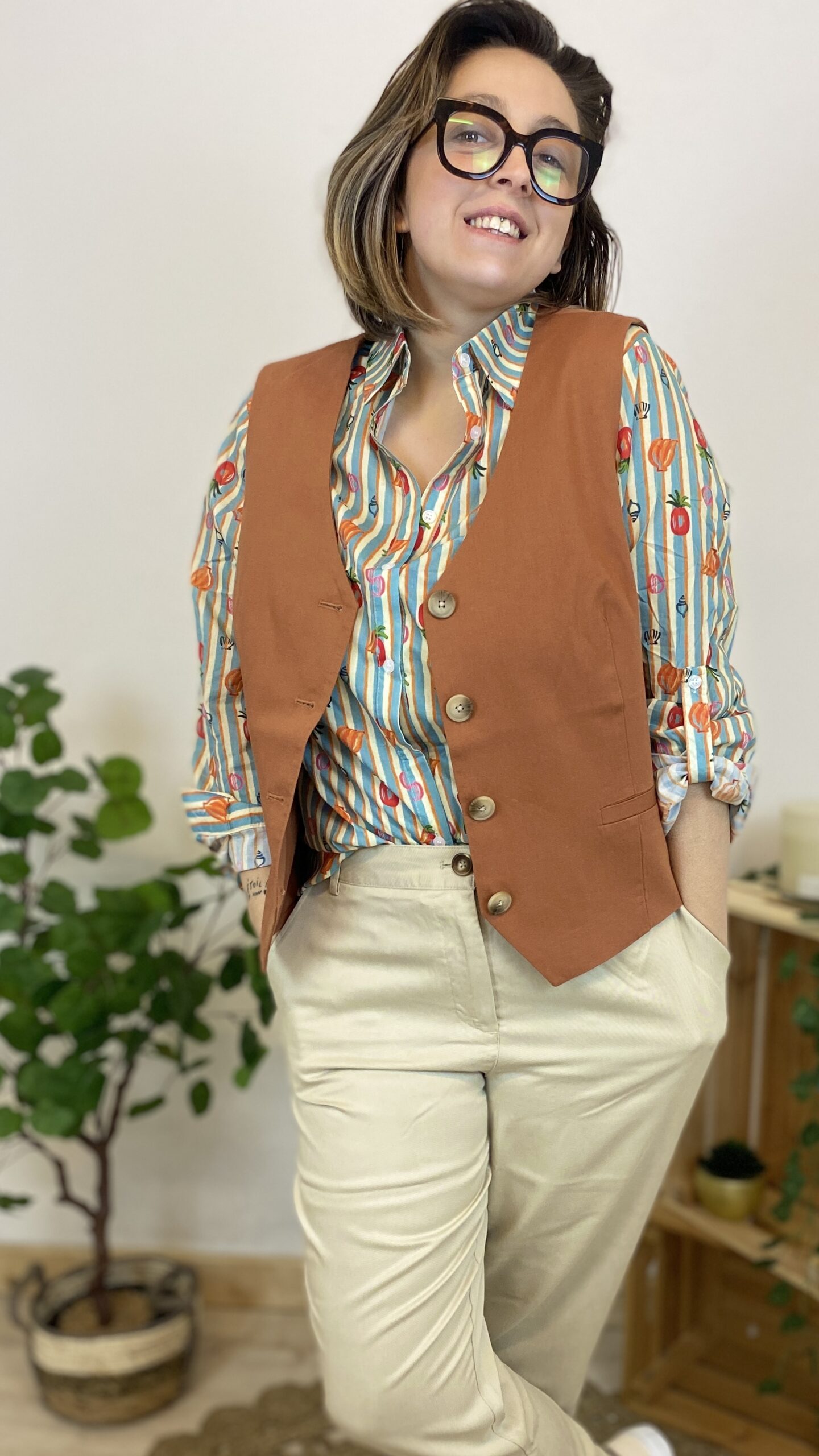 Pantalon coupe droite et souple (c’est beau la vie)
