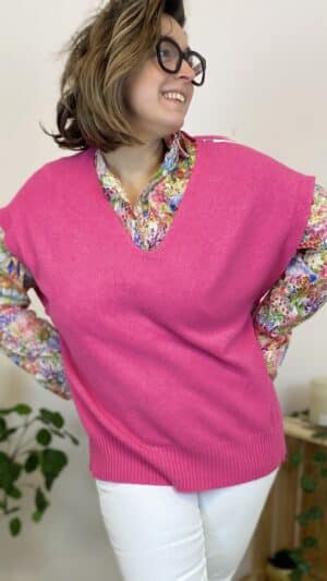 Pull sans manches  (différents coloris)
