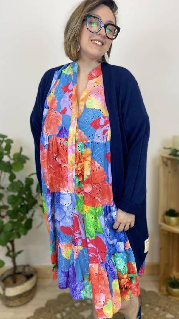 Gilet mi-long maille douce (différents coloris) – Image 9