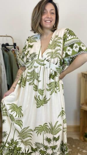 Robe longue fluide bohème