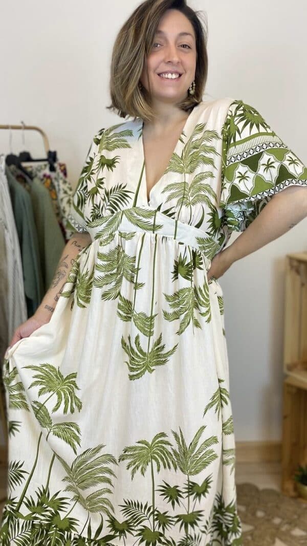 Robe longue fluide bohème