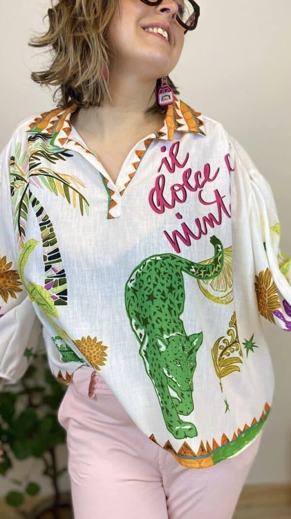 Blouse imprimé oversize ( différents coloris) – Image 5
