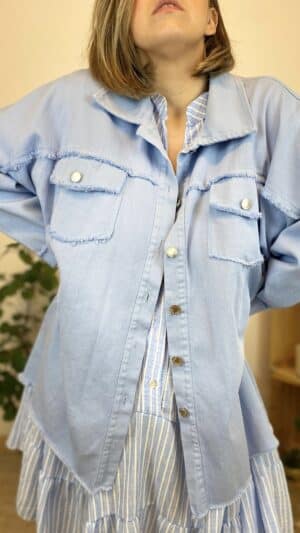 Veste surchemise oversize