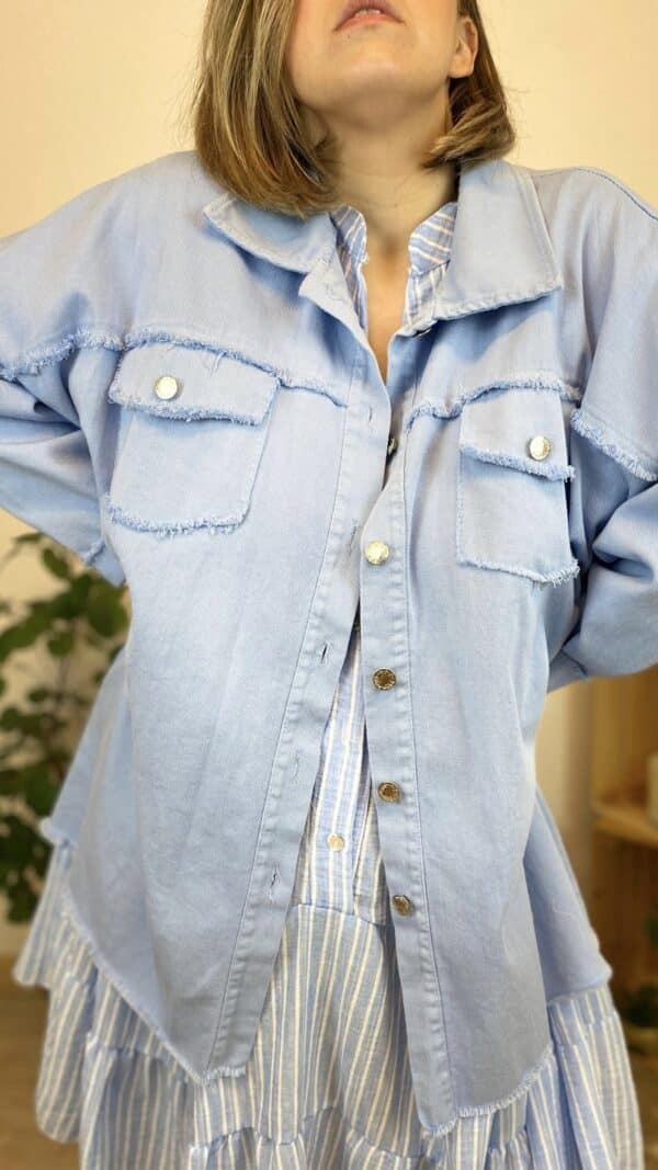 Veste surchemise oversize