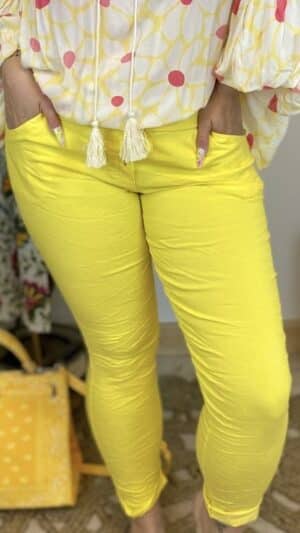 Pantalon confort strech étoile brillante