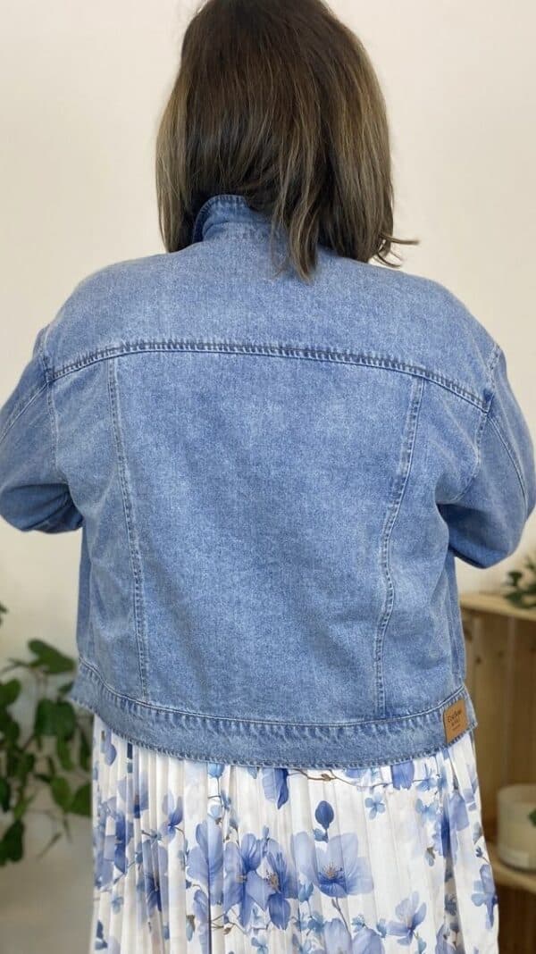 Veste en jean bleach – Image 3