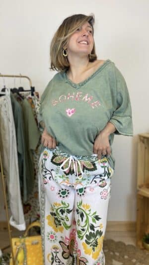Pantalon fluide et souple imprimé