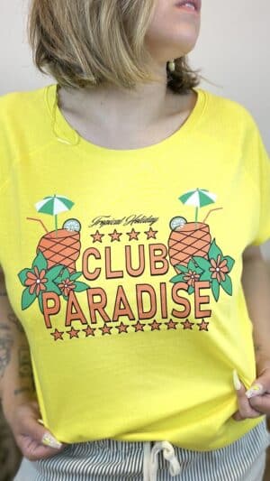 Tee-shirt court « club paradise »