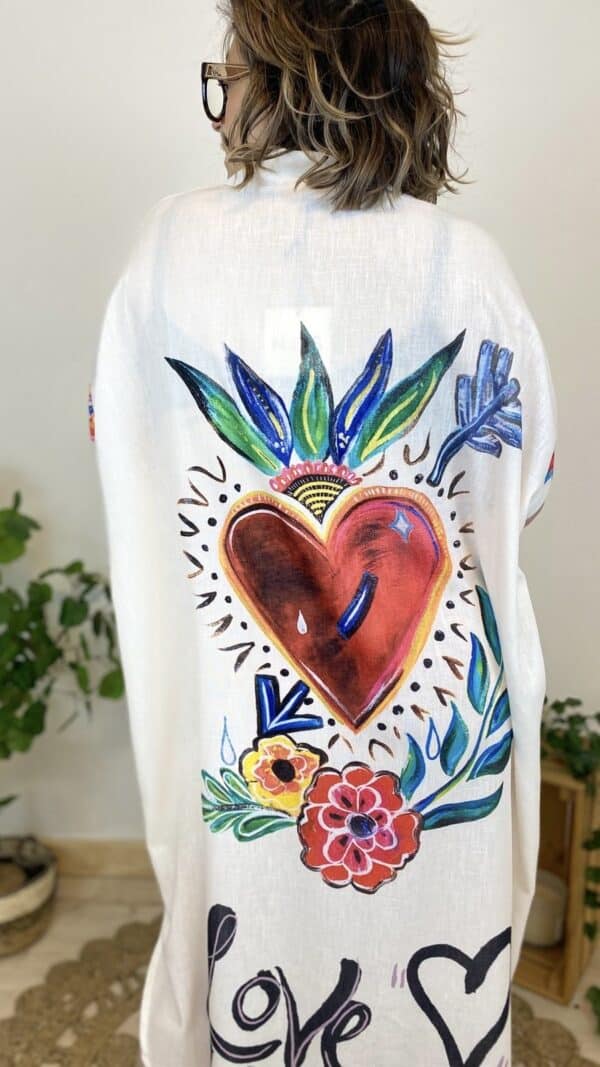 Robe chemise oversize (differents motifs et coloris) – Image 8