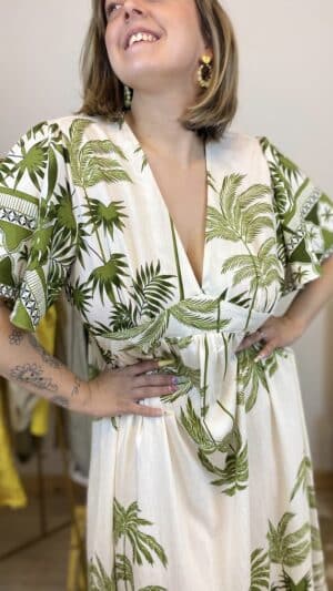 Robe longue fluide bohème