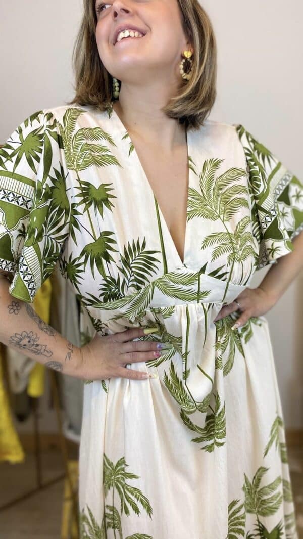 Robe longue fluide bohème – Image 2