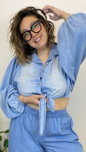 Chemise cache coeur effet bohème