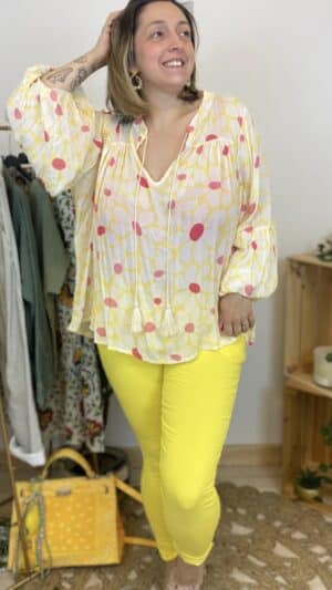 Pantalon confort strech étoile brillante