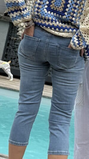 Pantacourt jean slim Onado