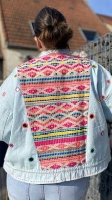 Veste oversize brodée « Bahamas »