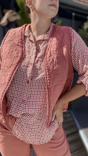 Gilet sans manche matelassé léger (différents coloris)